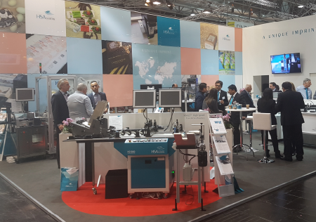 HSA Systems' stand in hall 13 at Interpack