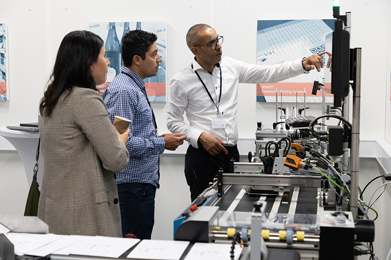 Demonstration of high-speed printing of variable data
