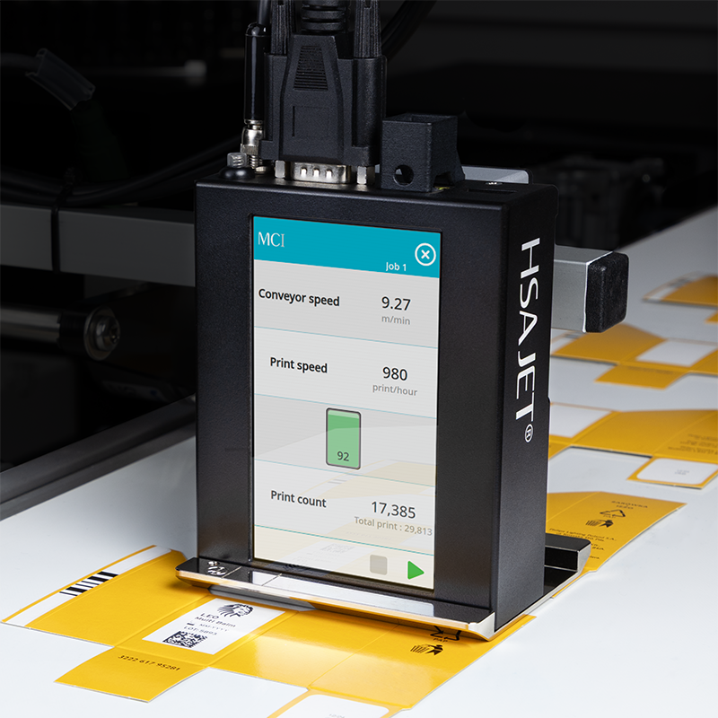 HSAJET® MCI - printer and touch controller in a single integrated solution