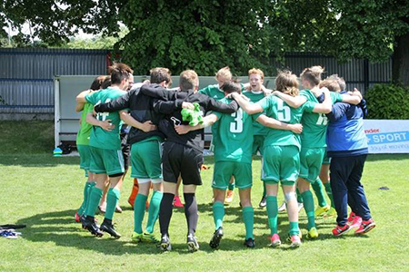 The HSA-sponsored Danish football team at the World Schools Championship