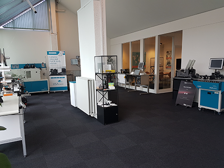 The new HSA showroom exhibiting HSAJET® printers