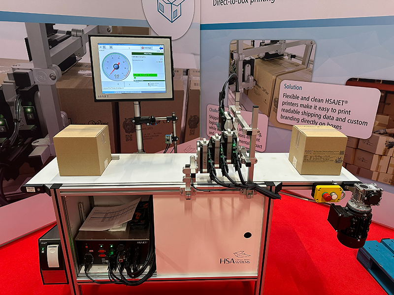 Open Days 2025 marked the launch of the Infinity MkII printer - demontrating multi-side printing that combines product information, branding and shipping data in one layout